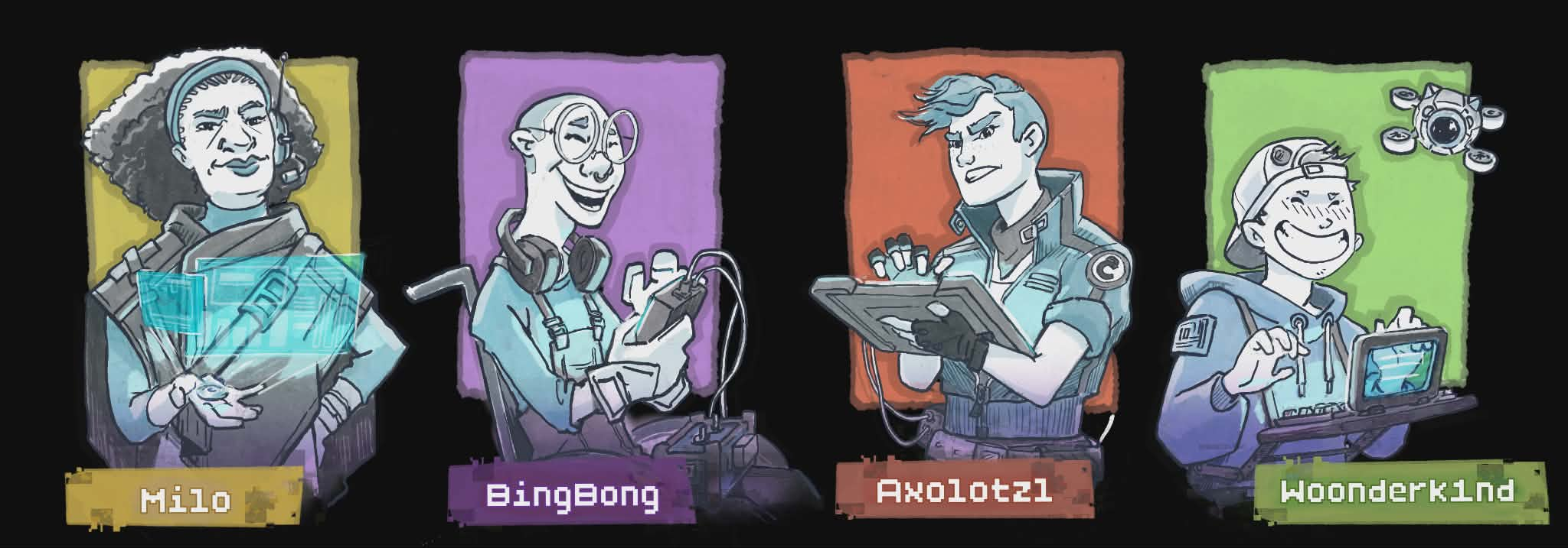 Les personnages du CTF NorthSec 2026